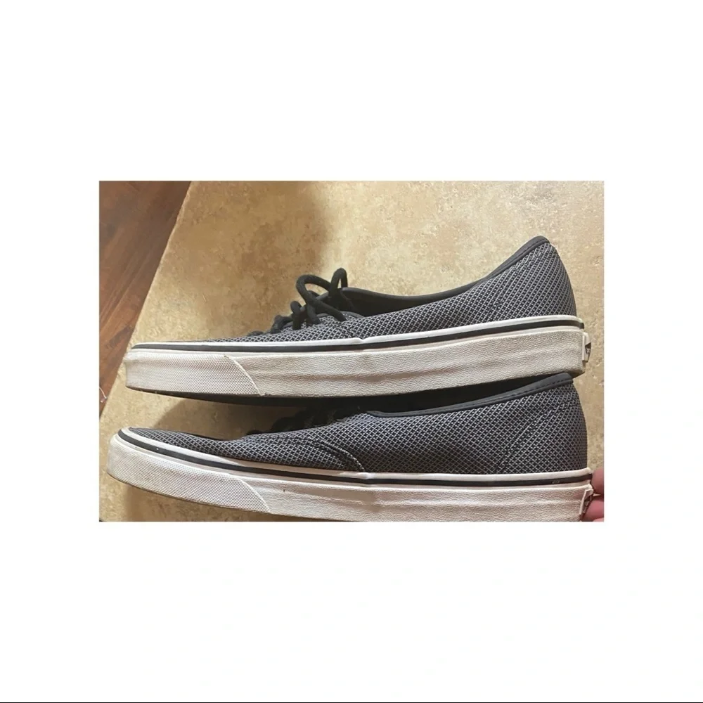 Vans Gray Canvas Sneakers
